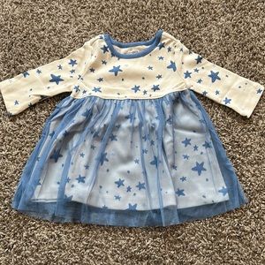 Hanna Andersson moon and back dress 6-12 months organic cotton